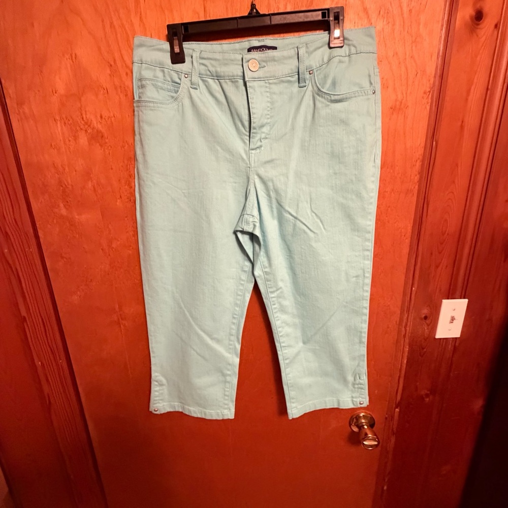 Bandolino Light Aqua Casual Capris